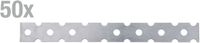 Alberts Hekverbinder 50x, Gegalvaniseerd, 200x22x0,7mm