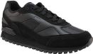 Hugo Boss - Lage Sneakers - Leer - Zwart - Heren - Maat 42