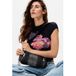 Desigual Schoudertas grey denim / zwart