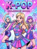 K-Pop Magic Anime Style Coloring Book for Girls