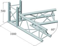 ALUTRUSS TRILOCK 6082AC-20-3 3-Way Corner 60°