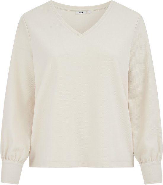 WE Fashion Dames sweater met structuur