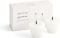 Ester & Erik Bougie d'extérieur rechargeable 2 PCS Blanc