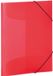 HERMA A4 Rode Transparante Mappen Set van 3