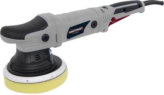 Dino POWER-PACK Polijstmachine excentrisch, XXL-slag 21 mm - 720W - Incl. polijstspons en tas