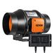 VEVOR Inline kanaalventilator, 15 cm, 402 CFM met temperatuur-vochtigheidsregelaar, stille EC-motor, ventilatie, afvoerventilator voor koeling, groeitenten, hydrocultuur