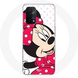 Maniacase Etui voor Oppo A74 Minnie Mouse Cartoon