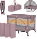 Lionelo Laura - Compact 3 in 1 Campingbedje, Box & Babybed - Roze