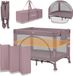 Lionelo Laura - Compact 3 in 1 Campingbedje, Box & Babybed - Roze