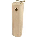 Creativ 57508 1-delige houten wijnkist met touw, beige