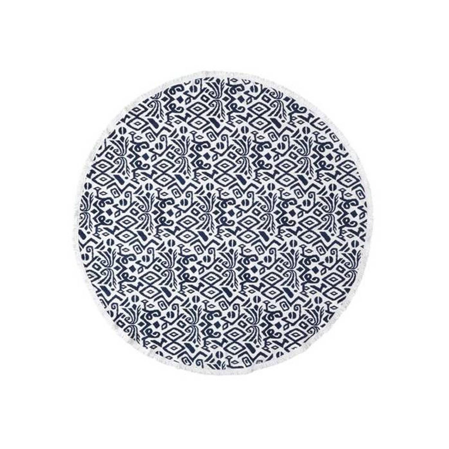 Arkhipelagos Roundie Strandlaken Mosaic - Blauw