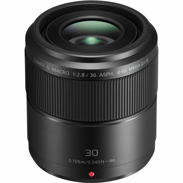 Panasonic Lumix G Macro 30mm f/2.8 ASPH. MEGA O.I.S. Lens - Black