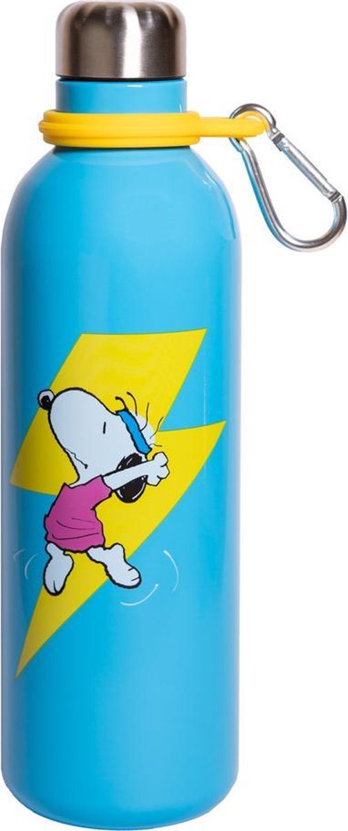 Grupo Erik drinkfles Snoopy junior 500 ml 7 x 25 cm RVS aqua