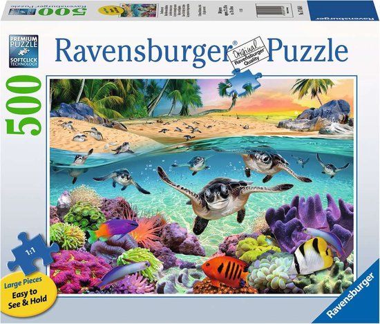 Ravensburger Baby Zeeschildpadden Puzzel - 500 XL stukjes