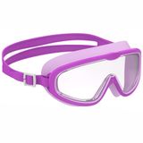 Seaflar Zwembril voor kinderen, breed frame, HD, voor 3-14 jaar | Anti-condens, hoofdbandstijl, uv-bescherming, snelverstelling, siliconen afdichting