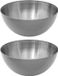 Secret de Gourmet - 2x - Slakom/voedsel serveer schaal - RVS - D29/H13 cm