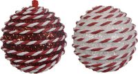 Decoris Decostar Kerstbal foam d8cm a2 multi