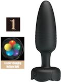 PRETTY LOVE Tarion Anale Plug With Led Light Black 12.5 Cm