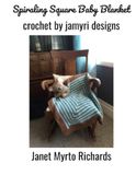 Spiraling Square Baby Blanket