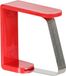 Urban Living tafelkleedklemmen - 4x stuks - rood - kunststof/metaal