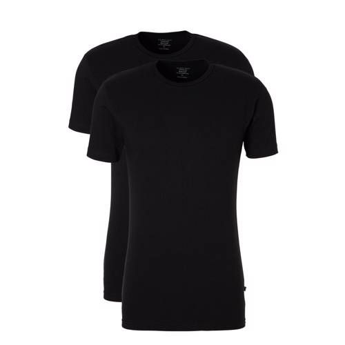 Claesen's T-shirt set van 2 Zwart - Zwart - 8717753372897