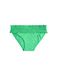 Next Dames Gerimpelde Bikinislip met Hoge Taille Groen
