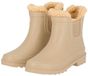 Morethansocks Chelsea regenlaarzen kinderen Fake Fur voering Beige
