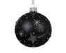Decoris Kerstbal glas d8 cm zilver
