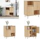 vidaXL Dressoir Sonoma eikenhout 60x35x70 cm