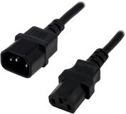 MCL Cable Electric male/female 5m electriciteitssnoer Zwart
