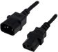 MCL Cable Electric male/female 5m electriciteitssnoer Zwart