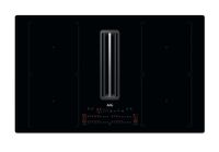 AEG CCE84751CB - 83 cm Induction Cooktop with Integrated Extractor - Black
