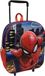 4KidsOnly Spiderman reisset; 3D trolleyrugzak en slaapmasker + reiskussen