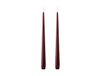 Ester & Eric - Bougie LED conique, 30 cm, 44/2, Deep Wine (set de 2)