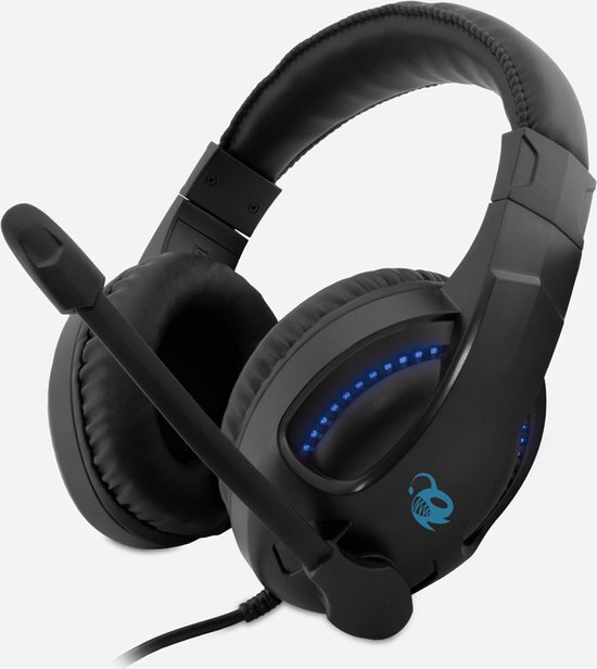 Deep Gaming DeepBlue G4 Headset Bedraad Hoofdband Gamen Zwart