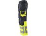 Mascot Safe Supreme pantalon met spijkerzakken 17531-860 - marine foncée/jaune fluo - C52 - 82