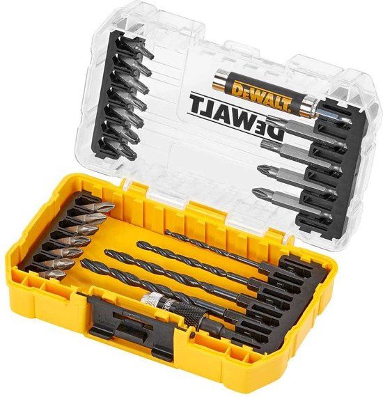 DeWALT DT70708-QZ 25-delige boor- en bitset in tough case cassette
