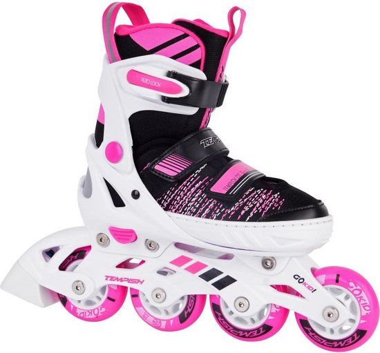 Tempish Gokid Inline Skates - Unisex - White - 37-40 - 70 mm Wheels
