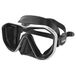 Seac Appeal, Made in Italy duikmasker met enkele lens en 3D gesp direct op het gelaatsstuk