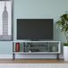 Support TV pour montage mural, blanc et anthracite, 120x25x46,6 cm