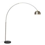 QAZQA xxl - Moderne Staande booglamp - 1 lichts - H 2690 mm - Staal - Woonkamer