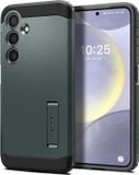 Spigen Tough Armor Hoesje voor de Samsung Galaxy S24 Plus - Back Cover met Kickstand Groen