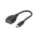 Vivanco VNITOT32USBCA01K USB-kabel USB 3.2 Gen 1 (3.1 Gen 1) 0,1 m USB A USB C Zwart