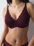 Triumph Amourette Minimizer Soutien-gorge - W01 - Soutien-gorge solide avec armature - 85D - Violet
