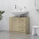 Maison Exclusive - Meuble sous lavabo Chêne Sonoma 63x30x54 cm Matériau dérivé du bois