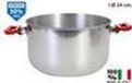 STEEL PAN OLLA Max 2 ASAS rood / DEKSEL 24CM RVS