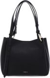 Furla Nuvola Tote Schoudertas Leer Nero Zwart