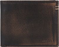Fossil Wade Bifold With Flip ID Black Zwart