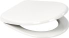 Plieger Uni Toiletbril - Universele vorm WC Bril - Duroplast - Wit - Met Deksel - Softclose - Quick Release - RVS Bevestiging