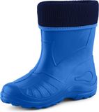 Ladeheid Bottes de pluie enfant - Caoutchouc - avec doublure intérieure - EVA - Doublure intérieure lavable - LA-KL-EVA-Kids - Bleu - 22